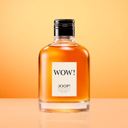 JOOP! Wow! Eau de Toilette – Woody Men's Cologne – With Notes of Cardamom, Bergamot, Vetiver & Vanillla – Luxury Perfumes for Men – Long Lasting Fragrance – 3.4 fl oz