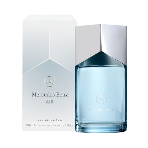Mercedes Benz Air Eau de Parfum - Long Lasting Cologne for Men - Tonka Bean, Lavender, Patchouli Cologne - Travel Size Perfume for Men - 3.4 oz EDP