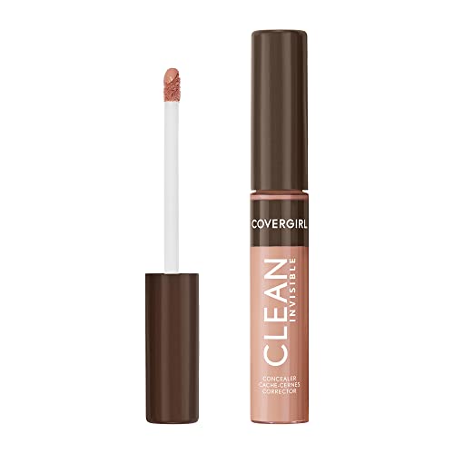Covergirl Clean Invisible Concealer, Lightweight, Hydrating, Vegan Formula, Natural Beige 140, 0.23Oz