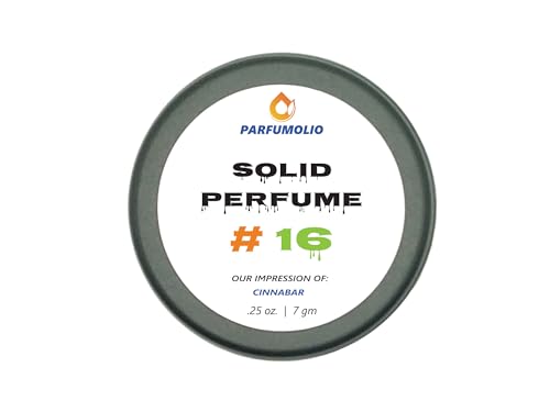 Solid Perfume #16 Inspired by Cinnabar Women's Portable Non-Spill Fragrance Concentrated Long Lasting 7gm / 0.25 oz