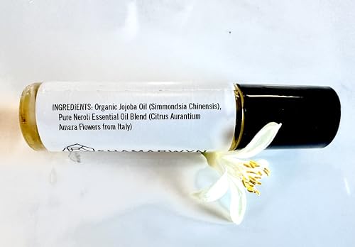 Neroli Perfume Oil, Natural Organic, Botanical, Pure Essential Oil Blend Roll-On 10ML by Shamarwyn
