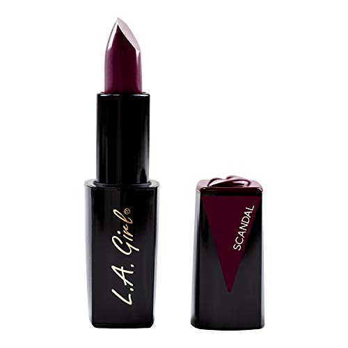 L.A. Girl Lip Attraction Lipstick, Scandal, 0.11 Oz.