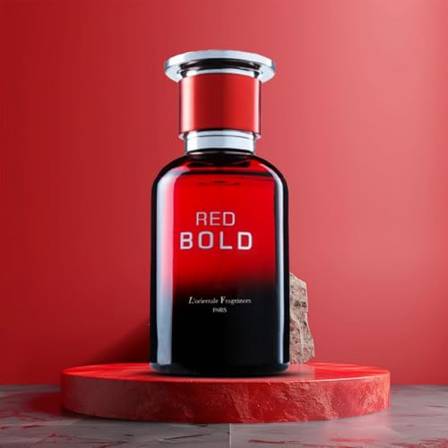 L'ORIENTALE FRAGRANCES Red Bold Eau De Parfum Spray for Men, 3.4 Ounce