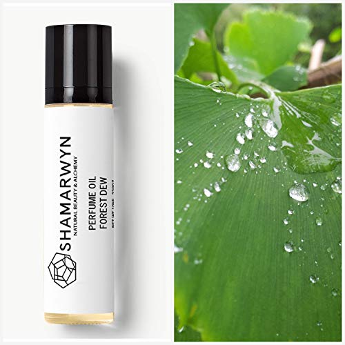 Forest Dew Perfume Oil, Natural Organic, Fresh Woodsy Clean Masculine Unisex Scent, Pure Essential Oil Blend for Men 10ML
