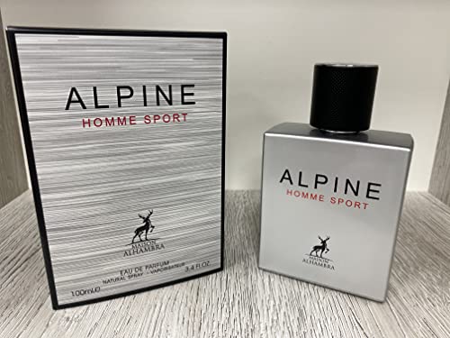 Lattafa ALHAMBRA ALPINE HOMME SPORT EAU DE PARFUM 100ml | LUXURY LONG LASTING FRAGRANCE | PREMIUM IMPORTED FRAGRANCE SCENT FOR MEN AND WOMEN | PERFUME GIFT SET | ALL OCCASION (Pack of 1)