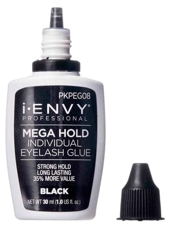 i Envy by KISS Mega Hold Individual Eyelash Adhesive Glue Black (KPEG08 - Black)