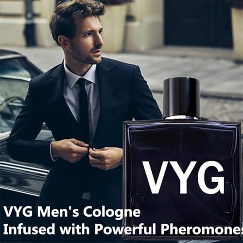 Cologne for Men, Men's Fragrance Cologne- Pheromone-Infused, 3.4Fl.Oz, Long Lasting Fragrance (1 Bottle)
