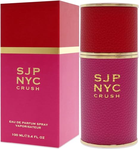SJP NYC Crush EDP Spray For Women - Clean, Romantic, Ultra-Feminine Fragrance - Fruity-Floral Notes Of Coconut And White Flowers - Sweet, Unforgettable Finish - 3.4 Oz