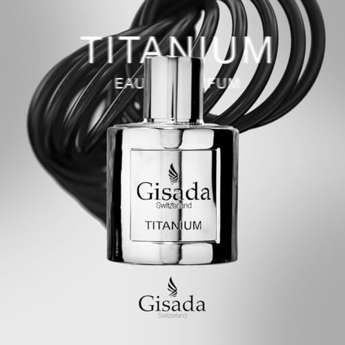 Gisada Switzerland - Titanium | Eau de Parfum for Men | 3.3 fl oz (100ml) | Spicy, Amber, Warm, and Woody Notes | Long-Lasting Scent | Perfume & Cologne