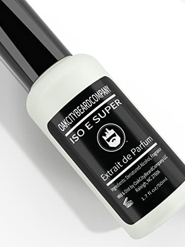 Oak City Beard Company Iso E Super - Molecule 01 (Type) - (1.7oz-50ml) - Extrait de Parfum - Woody - Cedarwood - Velvety - Amber - Subtle