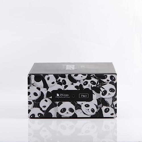 DUcare Professional Makeup Brushes 31Pcs Panda Series Makeup Brush Set Kabuki Foundation Blending Face Powder Blush Concealers Eye Shadows With Leather Case Organizer