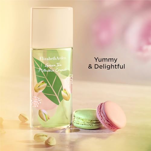 Elizabeth Arden Green Tea Pistachio Crunch Eau De Toilette, Women's Perfume with Notes of Pistachio, Green Tea & Vanilla Bean - Citrus & Gourmand, EDT Spray