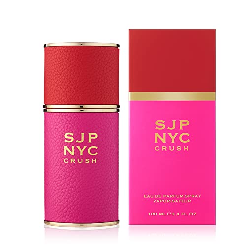 SJP NYC Crush EDP Spray For Women - Clean, Romantic, Ultra-Feminine Fragrance - Fruity-Floral Notes Of Coconut And White Flowers - Sweet, Unforgettable Finish - 3.4 Oz