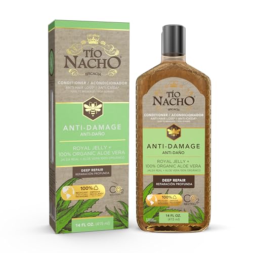Tio Nacho Aloe Vera Deep Repair Conditioner: 100% Organic Aloe Vera And Royal Jelly, Repairs And Protects Hair, Vegetable Kerati