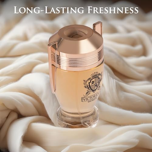Victorious Eau De Parfum for Women Filled with Sweet Floral, Tropical Fruit, Powdery Gourmand Tone & Creamy, Fluffy Note - Base of Vanilla, Sensual Musk & Earthy Sandalwood Elegant 100ml Bottle