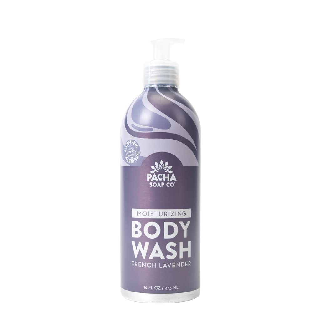 Pacha Soap French Lavender Body Wash, 16 Fz