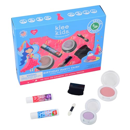 Luna Star Klee Kids Play Makeup Kit. Gentle and Non-Toxic. Kid-Friendly. Made in USA. (Birthday Party Fairy)