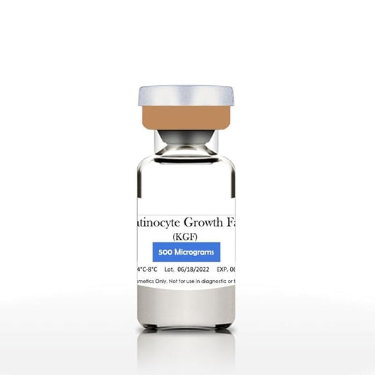 Keratinocyte Growth Factor Powder - KGF Freeze-Dried Powder Cosmetic Grade for Sensitized Skin, 1Milligrams, 900000IU, 96% Purity (500μg)
