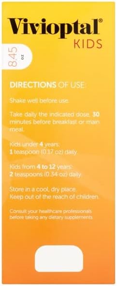 Vivioptal Kids, Liquid Multivitamin & Multiminerals Supplement, Berries, 8.45 Fl Oz