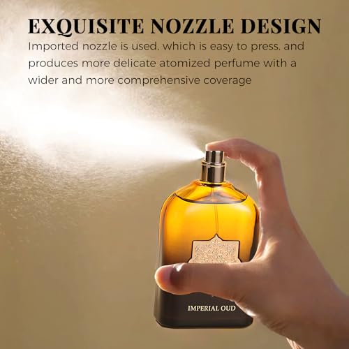 Perfume For Women and Men, Unisex Eau De Parfum Long Lasting Agarwood Oud Fragrance, Ideal for Daily Use, Appointment, Party,3.4 Fl oz