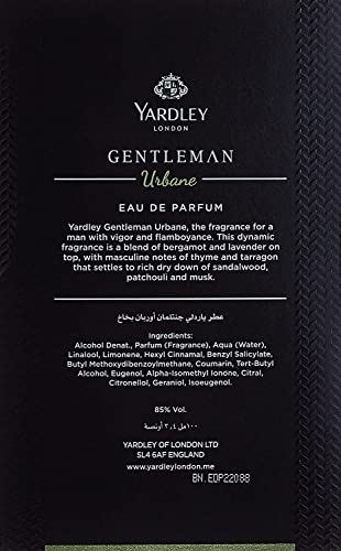 Yardley London Gentleman Fresh Perfume for Men (Urban Perfume 100ML)