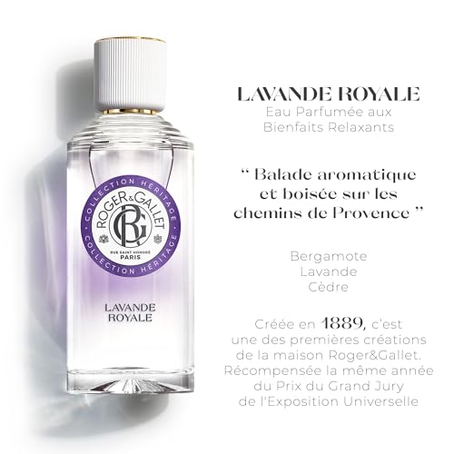 ROGER & GALLET | Fragrant Water Body Spray for Women | Lavande Royale - Royal Lavender 3.3 Oz.