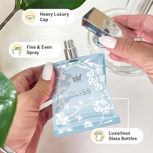 Eternal Bliss - Inspired by Designer Citrus Green Apple Perfume - 3.4 oz (100ml) - EDP - Long-lasting - Vegan - Clean Ingredients - Perfume Spray for Women - 2000 sprays per bottle