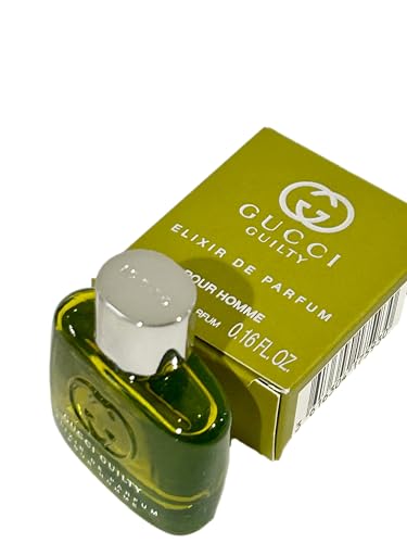 Gucci Guilty ELIXIR Perfume Men Pour Homme MINI SMALL Travel Size 5 ML / 0.16 (MINI SPLASH ON)