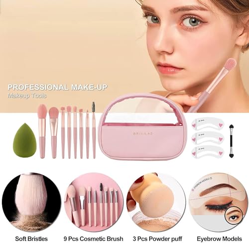 M All In One Full Makeup Kit for Women, Multipurpose Makeup Sets, Beginners and Professionals Alike, Easy to Carry(Pink)
