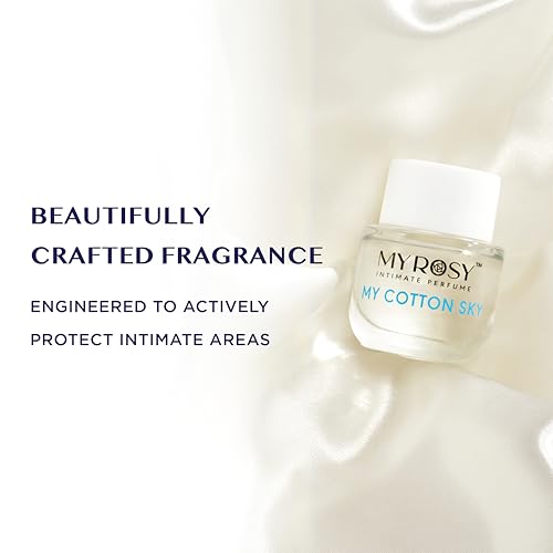My Cotton Sky Deodorizing Perfume Oil for Women- Dermatologist Approved- Intimate Fragrance- Hypoallergenic, Long Lasting, Alcohol & Paraben-Free, Odor Control, Fragrance Oil for Feminine Area