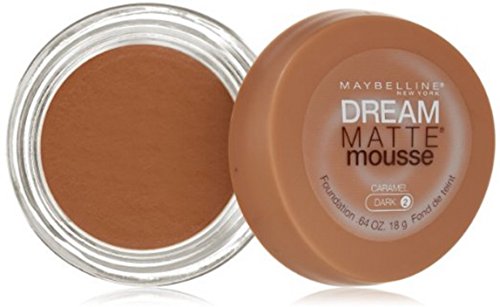 Maybelline Dream Matte Mousse Foundation, Caramel, Dark, 0.64 Oz (Pack Of 4)