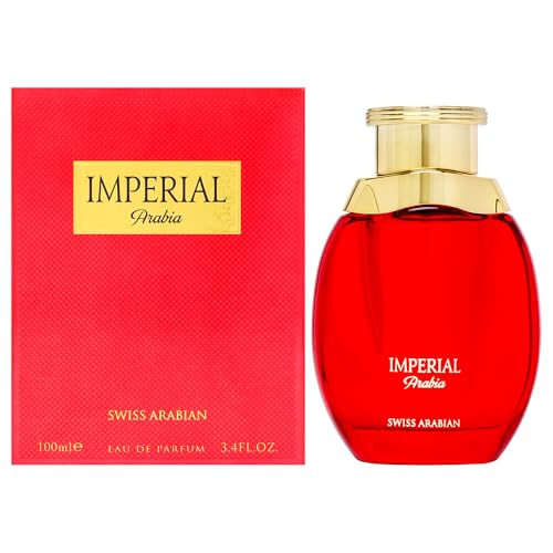 Swiss Arabian Imperial Arabia - Luxury Products From Dubai - Long Lasting, Addictive Personal EDP Spray Fragrance - Seductive Signature Aroma - 3.4 Oz