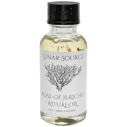 Rose of Jericho Ritual Oil | Manifestation New Beginnings Fast Good Luck The Resurrection Plant Body Perfume Anointing Witchcraft Wiccan Pagan Witch Herbal Intention Offerings