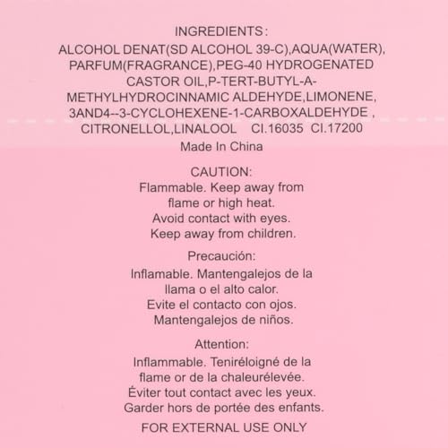 Pink Diamond Spray Perfume - Eau De Parfum for Women - 3.0 fl.oz