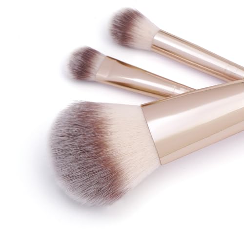 MAGEFY Makeup Brushes, 22 Pcs Professional Premium Synthetic Makeup Brush Set with Case, Foundation Eyeshadow Brush Travel Make up Brushes Set (Blackgold)