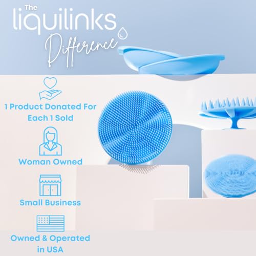 LiquiBands Face Washing Wristbands – No More Wet Sleeves - Silicone Spa Bands to Catch Water Drips – Travel Accessory, Esthetician Essential, & Teen Gift for Skincare Routine (Blush Pink, 1 Pair)
