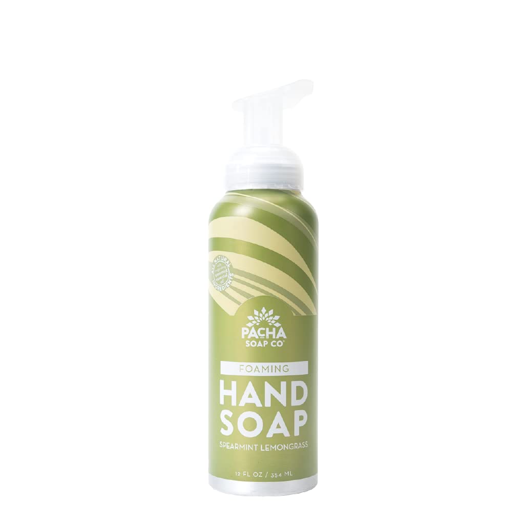 Pacha Soap Spearmint Lemongrass Foaming Hand Soap, 12 Fz