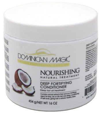 Dominican Magic Nourishing Fortify Conditioner 16Oz Jar (2 Pack)