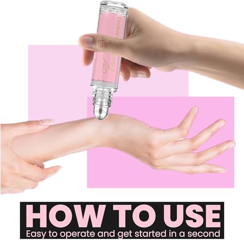 pheromones perfumes for women, Phero Roll-On Perfume, best fragrances Phero Oil for Women to Attract Men,Venom Scents Pheromones for Women (Pack of 6)