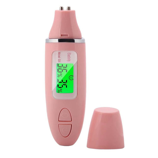 Skin Analyzer Machine Professional,Digital Skin Oil Sensor, Skin Analyzer Tester Water Oil Monitor Lcd Display Monitoring Meter