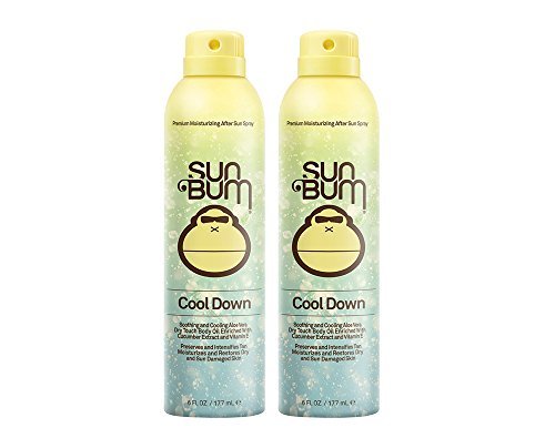 Sun Bum Cool Down Hydrating After Sun, 6 Oz - After Sun Spray (2 Pack)
