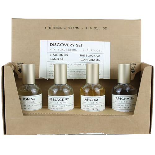 Discovery Set of 4 by Emper (Stallion 53, The Black 92, Ilang 62, Captcha 36). Unisex Eau de Parfum 30ml each (120ml Total). Luxury Perfume Set. Travel Size Perfumes.