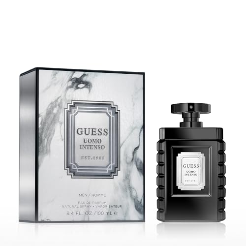 GUESS Uomo Intenso Eau de Parfum Cologne Spray for Men, 3.4 Fl. Oz.