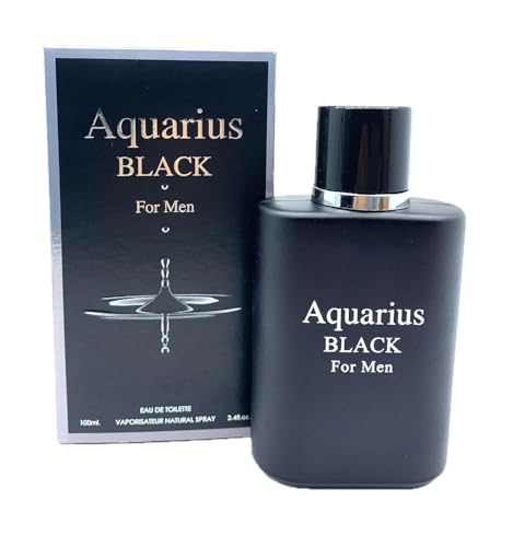 Aquarius Black Men's Cologne 3.4 Fl. Oz. Eau de Toilette Spray