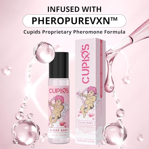 Sugar Baby Pheromone Perfume for Women 10ml - Infused with PheroPureVXN™ Floral Fruity Scent Original Pheromone Fragrance Roll On Perfume