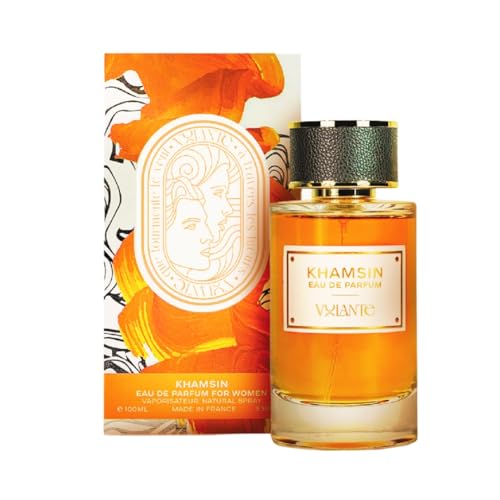 VOLANTE Khamsin Eau de Parfum – 100ml, Exotic Floral Amber Fragrance | Everyday Use Cruelty Free Women Perfume | Intense Long Lasting Scent for Evenings | Made in France