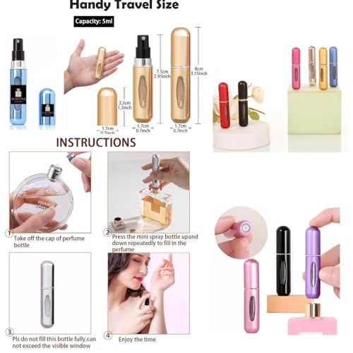 Perfume For Woman Hypnose Eau De Parfum, 2.5 fl oz 3 Pieces Set Bundle With - 5ml Refillable Perfum Atomiser- Hanging Car Smells-Woman Gift Set