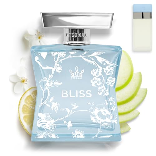 Eternal Bliss - Inspired by Designer Citrus Green Apple Perfume - 3.4 oz (100ml) - EDP - Long-lasting - Vegan - Clean Ingredients - Perfume Spray for Women - 2000 sprays per bottle