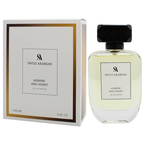 Swiss Arabian Jasmine and Honey - Arabian Perfume for Women - Long Lasting for Women - Women's Perfume - White Floral, Honey Scent - 3.4 oz