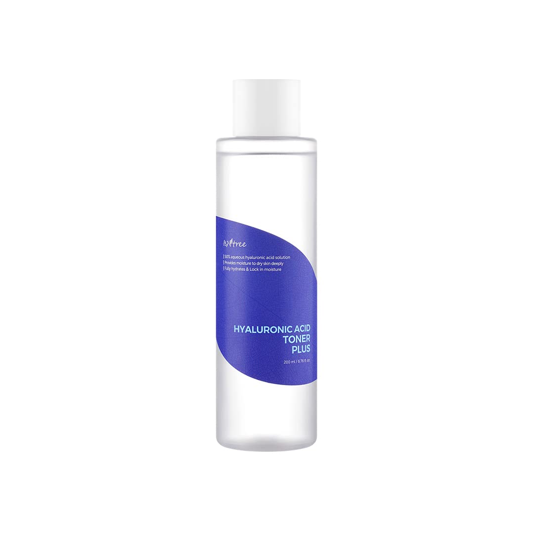 Isntree Hyaluronic Acid Toner Plus 200Ml 6.76 Fl.Oz | Provides Moisture To Dry Skin Deeply | Fully Hydrates & Lock In Moisture